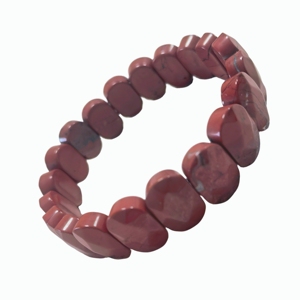 Bracelet de guérison en pierre rouge, bijoux en pierres naturelles pour l'équilibre énergétique, le bien-être spirituel et le soulagement de l'anxiété - Product Image 4