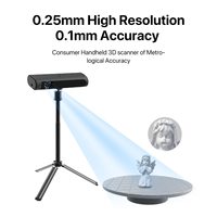 Magic Swift Plus pemindai 3D, pemindai cetak 3d genggam berkualitas tinggi portabel kecepatan pemindaian 10FPS akurasi 0.1mm