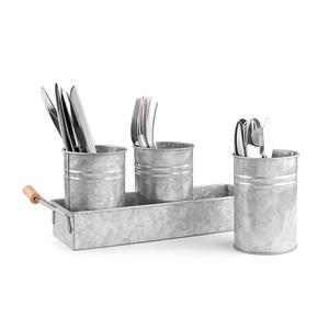 Erba da giardino fioriera Set con vassoio in metallo davanzale per finestre vaso per <span class=keywords><strong>piante</strong></span> con Set di drenaggio per <span class=keywords><strong>piante</strong></span> da esterno o da interno - Product Image 5