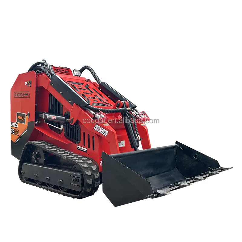 Skid Steer Loader CG838 Mini Konstruksi Terrain Loader Front End Loader