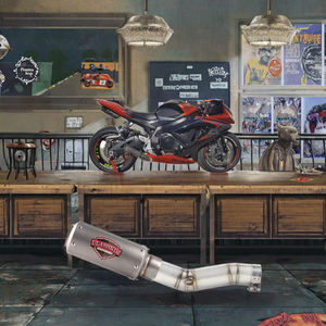 Sistema de Escape Completo Slip-On para Motocicleta Suzuki <span class=keywords><strong>Gsxr</strong></span> 600 750 <span class=keywords><strong>K6</strong></span> <span class=keywords><strong>K7</strong></span> K8, Nuevo Estado, Silenciador GSXR600 GSXR750 - Product Image 3