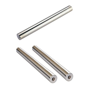 Varilla de imán de neodimio N35 superfuerte N52, sistema de fácil limpieza con orificio M8, bloque de patrón de cilindro de acero inoxidable, compuesto de soldadura - Product Image 2