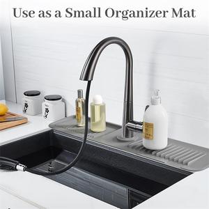 <span class=keywords><strong>Lavello</strong></span> da cucina paraspruzzi dietro rubinetto portasapone spugna <span class=keywords><strong>in</strong></span> <span class=keywords><strong>Silicone</strong></span> tappetino drenante - Product Image 2