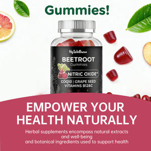 Ajude a Cardio Health Otimizar o Fluxo Sanguíneo Gomas Raiz De Beterraba Suplemento Enenrgy Raiz De Beterraba Cardio Gummy Beterraba Orgânica - Product Image 6