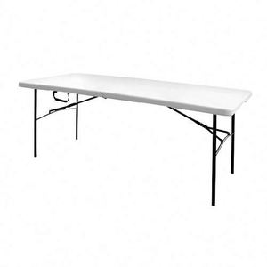 <span class=keywords><strong>Table</strong></span> <span class=keywords><strong>de</strong></span> banquet <span class=keywords><strong>pliante</strong></span> extérieure <span class=keywords><strong>de</strong></span> 6 pieds avec dessus blanc - Product Image 1
