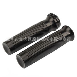 Moshark <b>Motorcycle</b> Throttle <b>Grip</b> 15x9x5 CNC Striped Handlebar <b>Grip</b> For Harley Modification Parts - Product Image 4