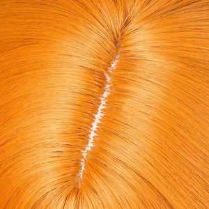 คอสเพลย์วิกผมสั้น35ซม. สีส้มตรงบ๊อบบี้วิกผมสังเคราะห์อนิเมะฮาโลวีนปาร์ตี้ทนความร้อน - Product Image 5