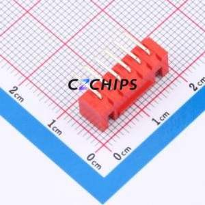 W254110K-6PR2123 Wire-to-Board Pin Header Bent Lead Through Hole,P=2.5mm Connector 1x3P 2mm Right Angle Insert PH - Product Image 2