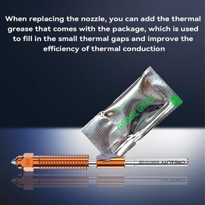 Creality K2 Plus Boquilla Creality Hi Combo Hotend Kit de repuesto Aleación de titanio Aleación de cobre Accesorios de impresora 3D endurecidos - Product Image 6