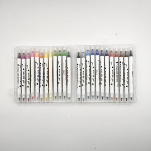 Pennarelli a punta Dot a base d'acqua pennarelli ad acquerello Art pennarelli a doppia punta per il <span class=keywords><strong>disegno</strong></span> - Product Image 3