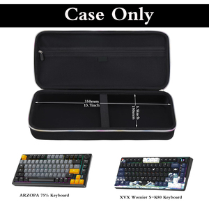 Estuche de Almacenamiento Portátil Personalizado Compatible con el Teclado Womier SK80 75% / Teclado Mecánico para Juegos <span class=keywords><strong>ARZOPA</strong></span> 75% - Product Image 3