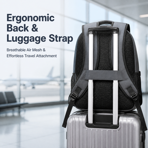 Sac à dos pour ordinateur portable professionnel unisexe 15 pouces <span class=keywords><strong>Oxford</strong></span> grande capacité voyage 20-35L multi-poches fermeture éclair résistant à l'eau pour les trajets quotidiens - Product Image 5