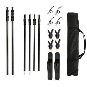 Support de fond de <span class=keywords><strong>photographie</strong></span> télescopique <span class=keywords><strong>grand</strong></span> <span class=keywords><strong>format</strong></span> 2,6*3,3M, accessoires de studio photo pour <span class=keywords><strong>la</strong></span> publicité et les événements répétitifs - Product Image 2