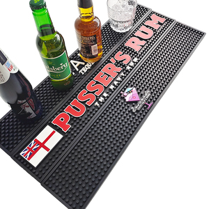 Branded Silicone PVC Pub Mat Rubber Bar Runner <b>Beer</b> Spill Pad Rail Mat Drip Tray Non Slip Service Mat <b>Table</b> Coaster - Product Image 4