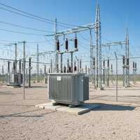Transformador de Energía Eléctrica Trifásico WEISEN de 160 kVA, Alta Tensión, Sumergido en Aceite, Bobinado de Aluminio, Bobina Toroidal