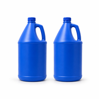 Bidon en plastique HDPE robuste de 3 L pour détergent et eau de Javel, résistant aux produits chimiques, paroi épaissie, bouteille de stockage de liquide vide