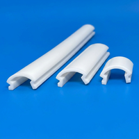 Tube en silicone pour bande LED, diffuseur de lumière LED en silicone pour éclairage linéaire de placard, tube guide-lumière flexible de forme spéciale