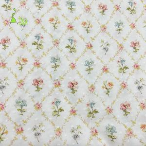 Распродажа, 100% хлопчатобумажная вуаль с пасторальным принтом, тканая швейцарская ткань с принтом в горошек для платья для девочек, детской одежды, рукоделие - Product Image 4