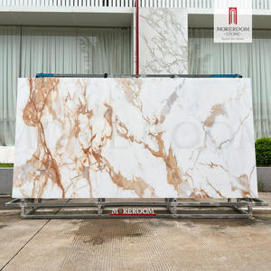 Moreroom 1600x3200mm Losa de piedra sinterizada de oro Calacatta de gran tamaño para pared - Product Image 1