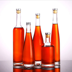 Prix usine bouteille de vin en verre personnalisée 750ml/500ml Moment magique vodka liqueur jus whisky bière liège étanchéité - Product Image 4