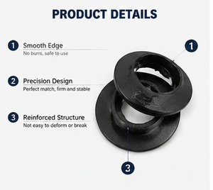 Einfach zu Installierende Ersatz-Autofußmatten-Clips Befestigungsschnallen für Auto-Teppich Innenausstattung Fahrzeug-Fußmattenclips - Product Image 2