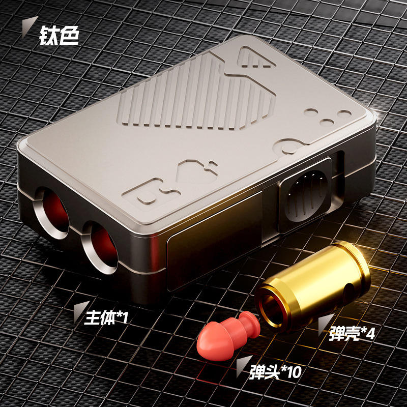 Edc โป๊กเกอร์พุช-เหล็กไทเทเนียม [กล่องของขวัญ]]