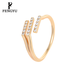 <span class=keywords><strong>Bague</strong></span> minimaliste en or 14 carats et zircon pour femme, en argent sterling 925, ajustable, empilable, bijoux fins <span class=keywords><strong>de</strong></span> créateur, vente en gros - Product Image 1