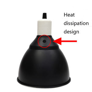 5.5 ''ou 7.2'' Reptile chauffage abat-jour isolation lumineuse Uva Anti-brûlure <span class=keywords><strong>UVB</strong></span> <span class=keywords><strong>support</strong></span> de <span class=keywords><strong>lampe</strong></span> pour animal de compagnie tortue lézard serpent - Product Image 4