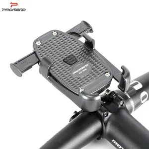 NEW HOT SELL BICYCLE PHONE HOLDER ALUMINUM BLACK CUSTOMIZE BIKE MOBILE HOLDER ONE CLICK LOCK 360ROTATION HANDLEBAR MOBILE HOLDER