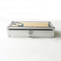 DOER Z105 Boîte de rangement pour montres et bijoux, organisateur de présentation personnalisable à 6/10/24 emplacements, étui transparent pour montres