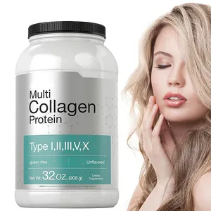 OEM Private Label Gluten Free Hydrolyzed Collagen Powder Vitamin C Keto Collagen Protein Powder Supply for Slimming & Wight Loss