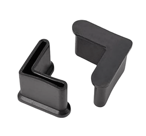 Đen PVC <span class=keywords><strong>End</strong></span> Cap Bìa thiên nhiên cao su <span class=keywords><strong>L</strong></span> hình dạng cao su nhựa <span class=keywords><strong>End</strong></span> Cap - Product Image 3