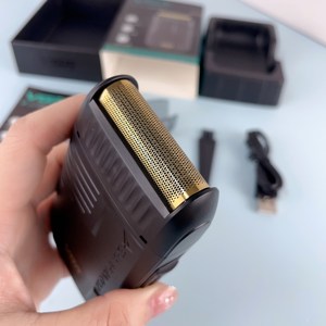 V-375 Nouveau rasoir à lames doubles professionnel sans fil pour hommes Utilisation du corps et du visage Rechargeable - Product Image 6