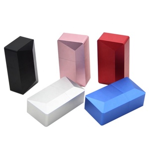 Nouveau protecteur de porte-clés de voiture en aluminium de boîte de <span class=keywords><strong>Faraday</strong></span>, bloqueur de Signal pour porte-clés sans clé, <span class=keywords><strong>Cage</strong></span> de pochette de blocage de Signal RFID - Product Image 5