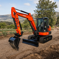 Zuverlässiger Gebrauchter KX057-4 Mini-Bagger 5,7 Tonnen Kompakter Raupenbagger für Landwirtschaft und Bau zum Großhandelspreis