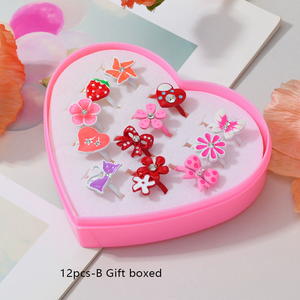 Set Cincin Semprot Cat Kartun Terbaru Warna-warni Lucu dengan 12Pcs/36Pcs Berbagai Ukuran Perhiasan Fashion - Product Image 4