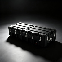 Boîte de rangement robuste pour camping avec poignée dissimulée, pour camping-car, pick-up, SUV, ou fixation sur le toit