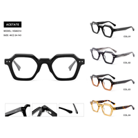 Montures de lunettes optiques en acétate, monture complète, sur ordonnance, rétro, vintage, unisexe, faites à la main, vente en gros, OEM