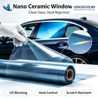 Film de protection pour vitres de voiture DINGXIN OEM MN-90, multicouche, nano, 2 mil, 88% VLT, 99% de rejet UV, effet caméléon, changement de couleur