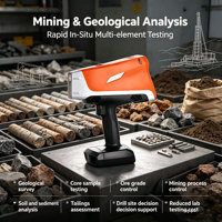 Analyseur XRF portable VANTA-V2EL-SDD, technologie Axon, baromètre intégré, dispositif de détection de la pollution des sols