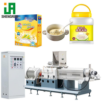 Ligne de production automatique de poudre nutritionnelle, machine de fabrication de porridge instantané, de farine nutritionnelle et d'aliments pour bébés