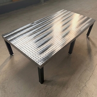 Hebeimeisida Nouvelle Station de Soudage 3D à Serrage Manuel, Acier Q355 Revêtu de Nitrure, Ouverture 16/28mm, Dimensions Personnalisables