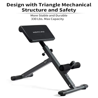 Banc AB réglable en acier de haute qualité, hyperextension, exercice abdominal, chaise romaine pour la maison et la salle de sport, machines pour le dos