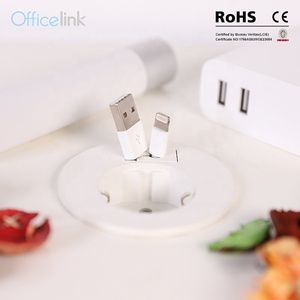 Œillets électriques de haute qualité, pour meubles de bureau, avec prise européenne - Product Image 2