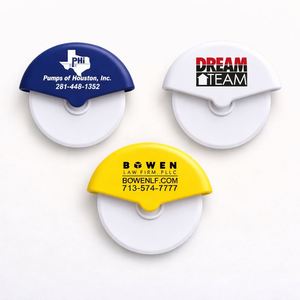 Cortador de Pizza Redondo de Plástico con Logotipo Personalizado para Regalos de Restaurantes y Promociones de Alimentos - Product Image 4