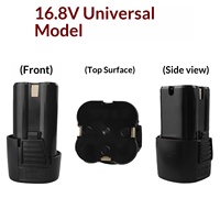 Batterie au lithium à quatre cellules 16,8 V, marque Dongke, fabriquée en Chine, pour perceuses électriques, petits outils électriques, clés à cliquet