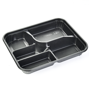 9 "32oz jetable micro-ondable à emporter boîte en plastique PP repas préparé récipient d'emballage à emporter avec couvercle - Product Image 5