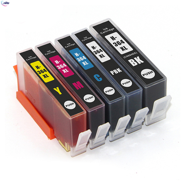Compatible Ink Cartridge for HP Photosmart 7520/7510/5525 Deskjet 3070a/B109a Printer 364/364xl