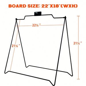 Custom Open House Signs Yard Sign <b>Frames</b> a <b>Frame</b> Metal Stand Store Street Sidewalk Foldable Banner Stand - Product Image 5
