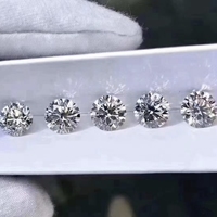 Diamant de laboratoire rond taille brillant 1 carat DEColor VVSVS blanc, pierre lâche certifiée IGI HPHT/CVD pour la fabrication et le sertissage de bijoux